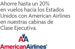 Ahorre hasta un 20 en vuelos hacias los Estados Unidos con American Airlines